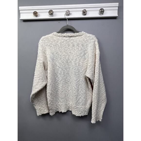 Crystal Sportswear Vintage Sweater Womens‎ Large Snowman Pullover Winter Holiday - Picture 2 of 6